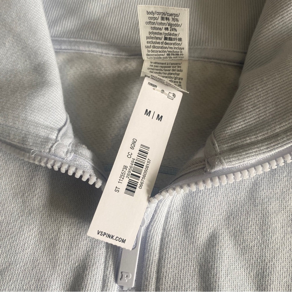 PINK Victoria's Secret White Graphic Crewneck Pullover - Picture 8 of 8